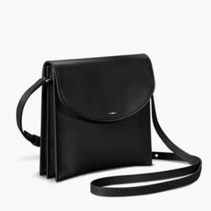 Shinola Crescent Crossbody Signature Purse